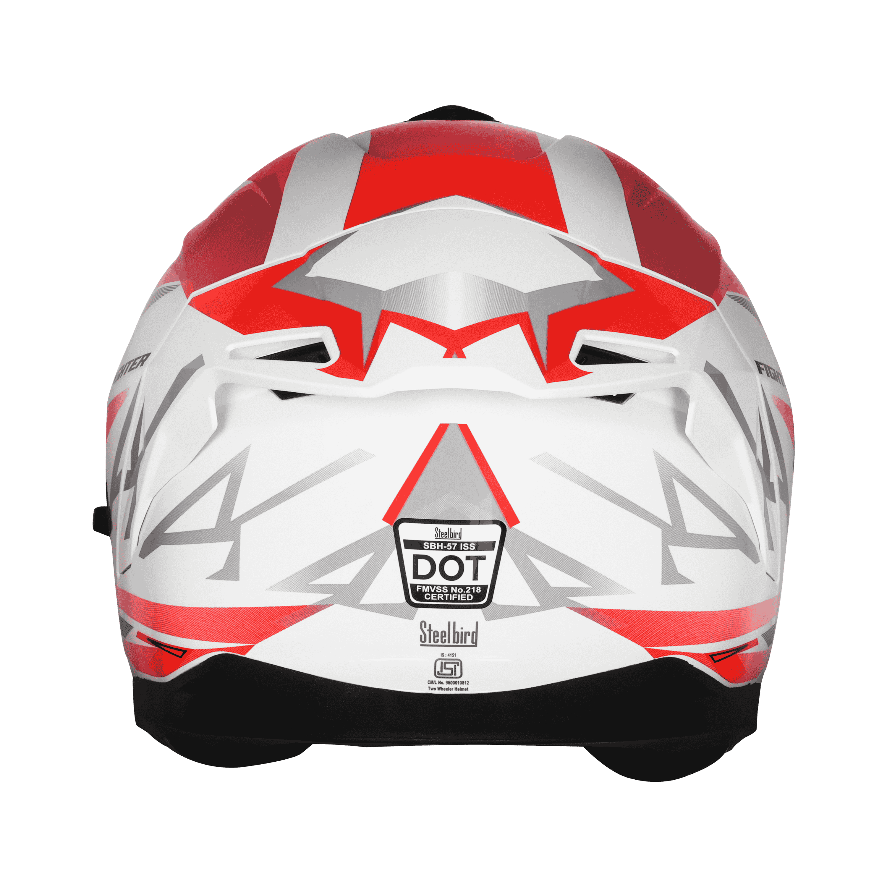 SBH-57 ISS FIGHTER F4 GLOSSY WHITE WITH RED